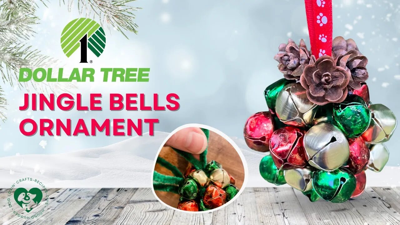 Dollar Tree DIY Jingle Bells Ornament