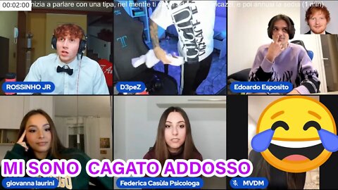 D3EPEZ SI CAGA ADDOSSO IN LIVE DAL ROSSO😂😂😮