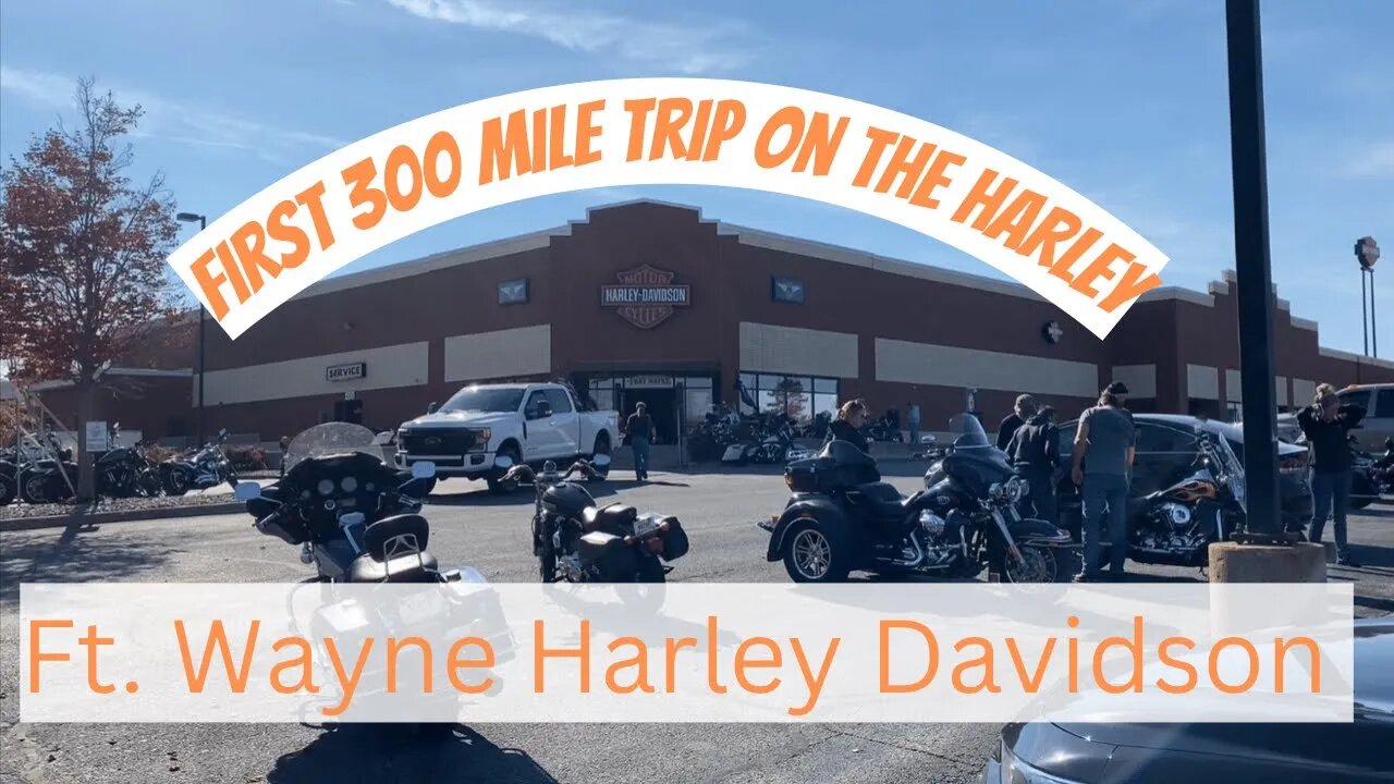 300 mile road trip on the Harley-1st time-