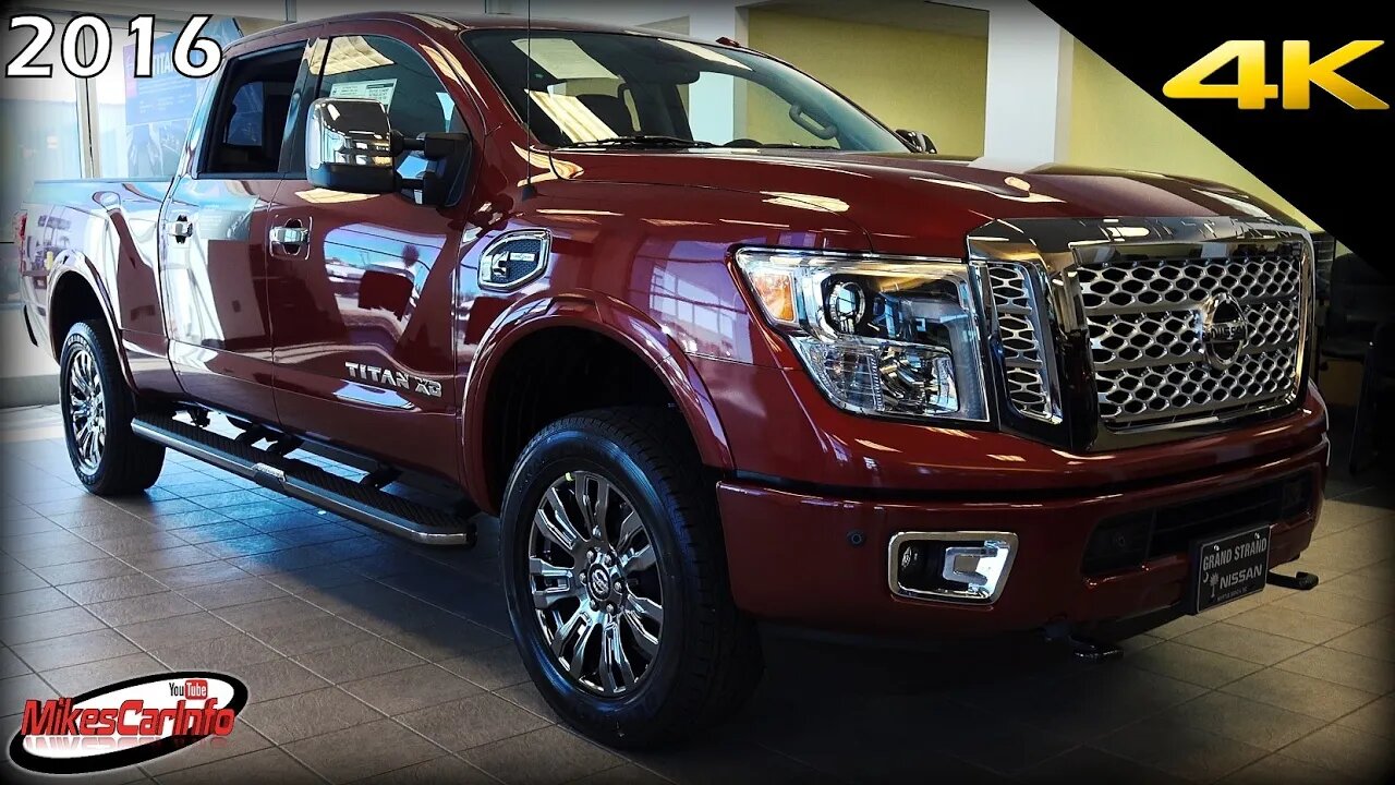 2016 Nissan TITAN XD Platinum Reserve - Ultimate in-Depth Look in 4K