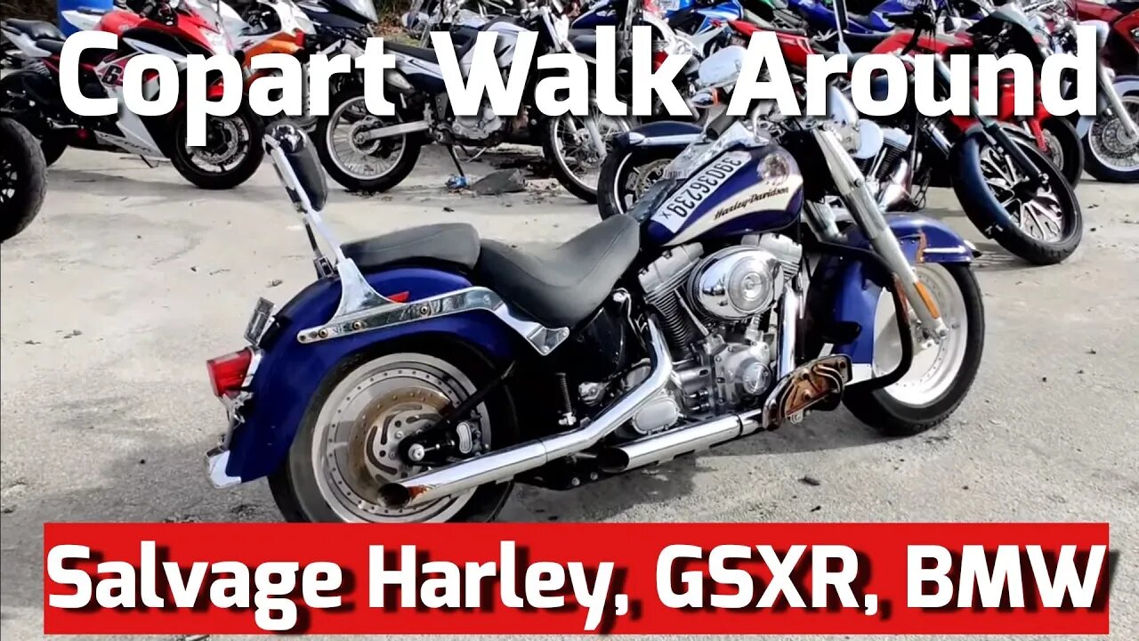 Copart Walk Around Bike Edition, Road King, BMW, Trikes, Can-Am