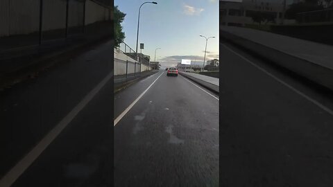New North Road under Dominion Road Overpass