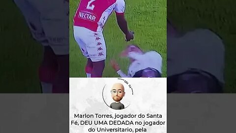 ⚫🔴 A 'dedada' do Marlon foi tão forte, que o Cabanillas deu dois pulos.