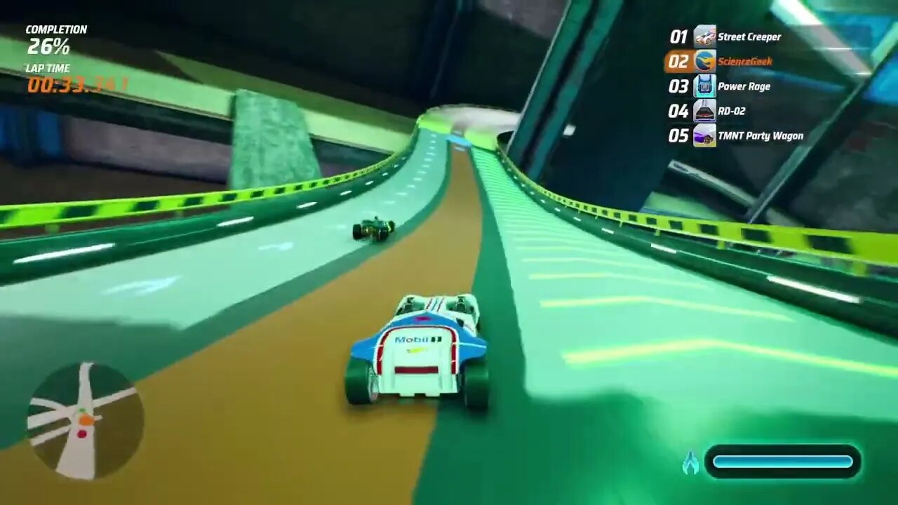 Hot Wheels Unleashed - Garage Environment: Hot Wheels Warehouse Track Gameplay