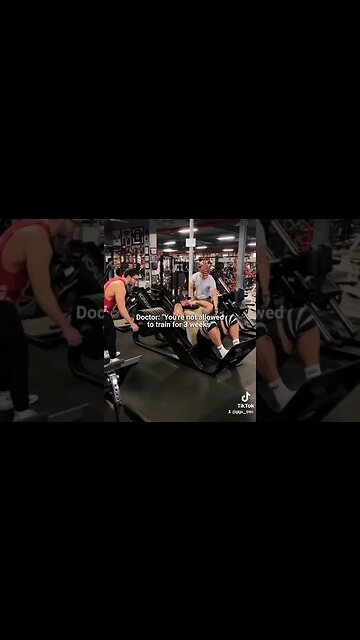 I m not allowed to train for 3 weeks? 😂