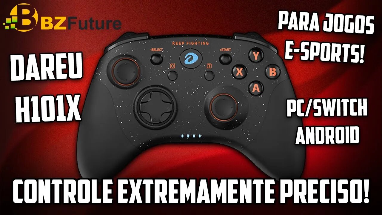 ESSE CONTROLE TEM ANALÓGICO DE E-SPORTS! MELHOR PRECISÃO PARA SEUS JOGOS! | BZFuture Dareu H101X