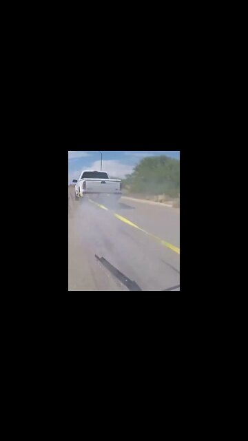 Pickup Truck Gets Busted #shorts