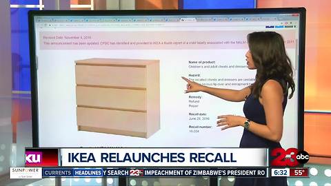 Ikea recalls chests and dressers after 8th child dies