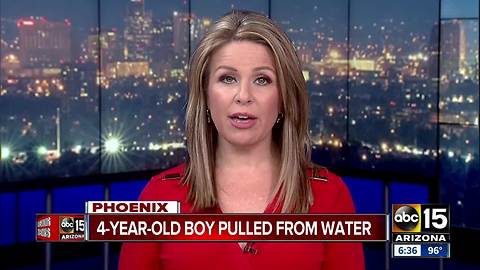 4-year-old boy pulled from Phoenix pool, rushed to hospital