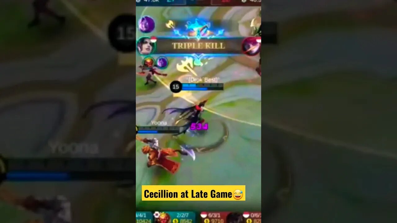 Cecillion di Late Game #mobilelegend #razimaruyama #cecilion #lategame