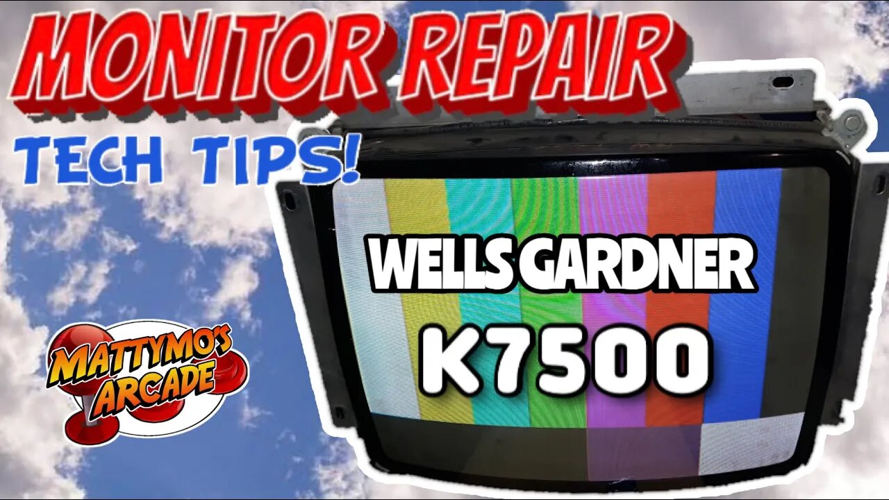 Arcade Monitor Repair and Tech Tips: WGK7500 Part 1