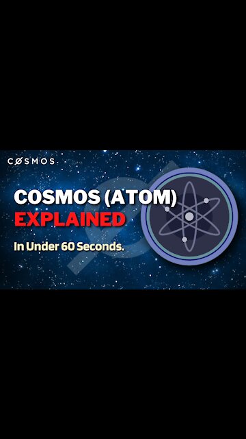 What is Cosmos (ATOM)? | Cosmos Crypto Explained in Under 60 Seconds #Shorts
