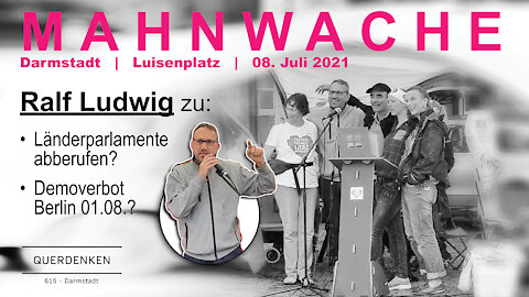 "Anleitung zur Selbstermächtigung" oder "Berlin wird nicht verboten" - Ralf Ludwig 08.07. Darmstadt