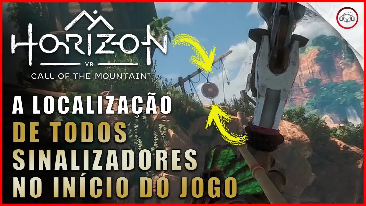 Horizon Call of the Mountain, A localização de todos os sinalizadores no início do jogo | super-Dica