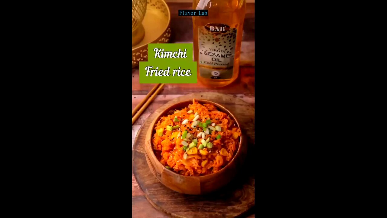 kimchi fried rice recipe