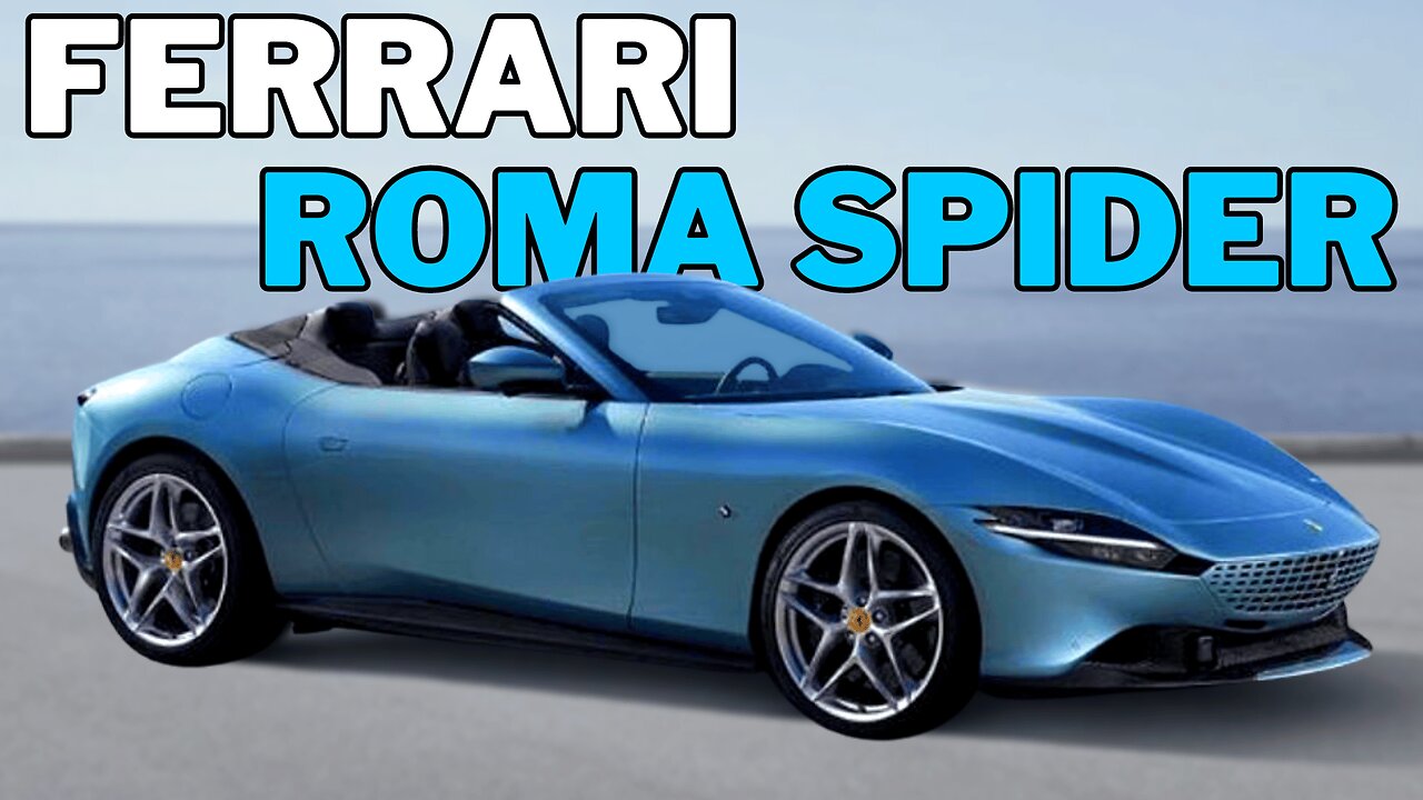 The New Ferrari Roma Spider - Sound, Exterior, Interior, Performance and Technology 💙