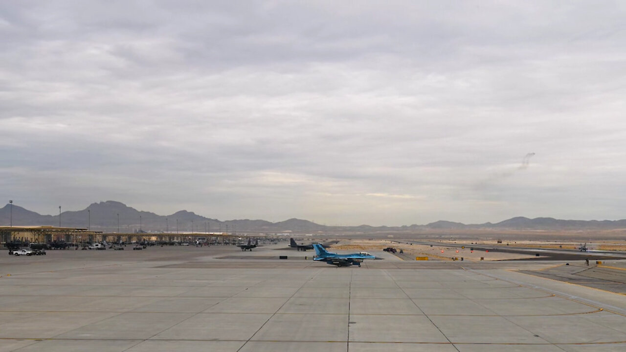 Time Lapse of Nellis ramp during Red Flag 21-1