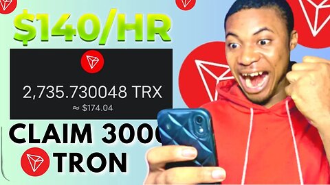 🎁 FREE TRON TRX : Claim 0.04 Trx Coin Per 5mins with This - ❌️No Investment Or Mining #tron #crypto