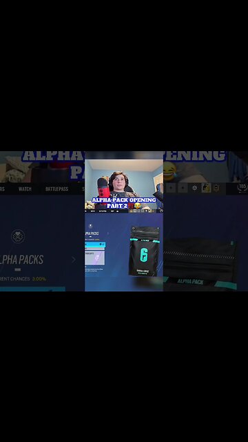 Why Do I Even Open Alpha Packs⁉️😭 | #shorts #rainbowsixsiege #gaming #reaction