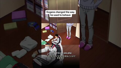 Kogane changed the way he used to behave 😁 #anime #kurokonobasket #fyp