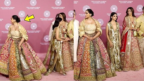 Sonam Kapoor Ignore Shweta Bachchan And Navya At NMACC Opening Launch