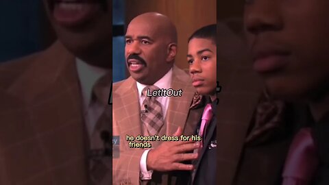 Steve Harvey Introduces His Son And Teaches A Lesson About Dress To Impress #shorts #fatherhood