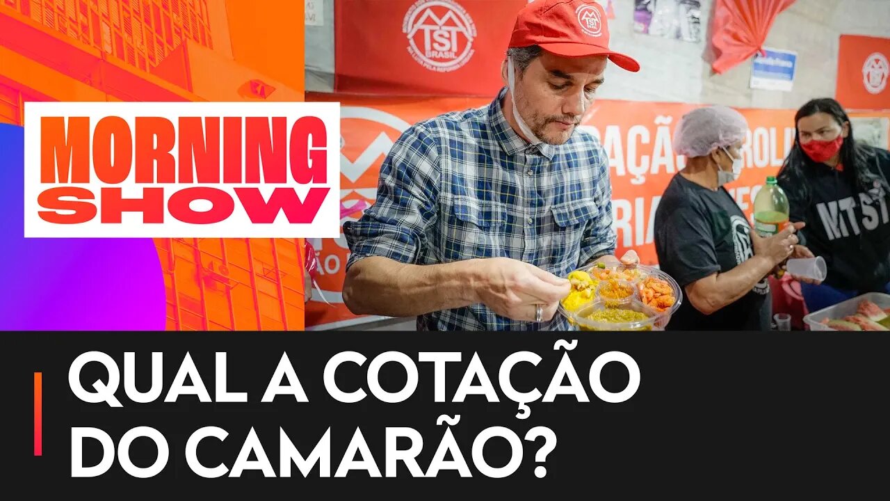 Polêmica! Direita critica prato com camarão do MTST