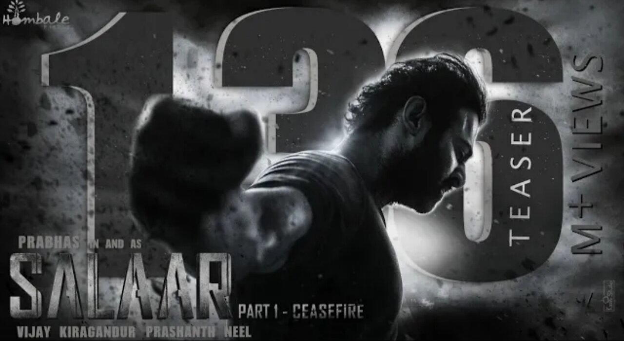 Salaar Teaser | Prabhas, Prashanth Neel, Prithviraj, Shruthi Haasan, Hombale Films, Vijay Kiragandur