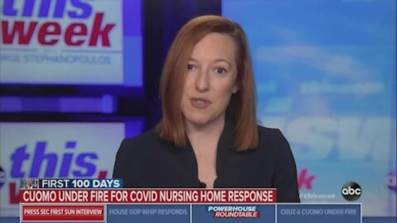 Jen Psaki Dodges Question On Cuomo