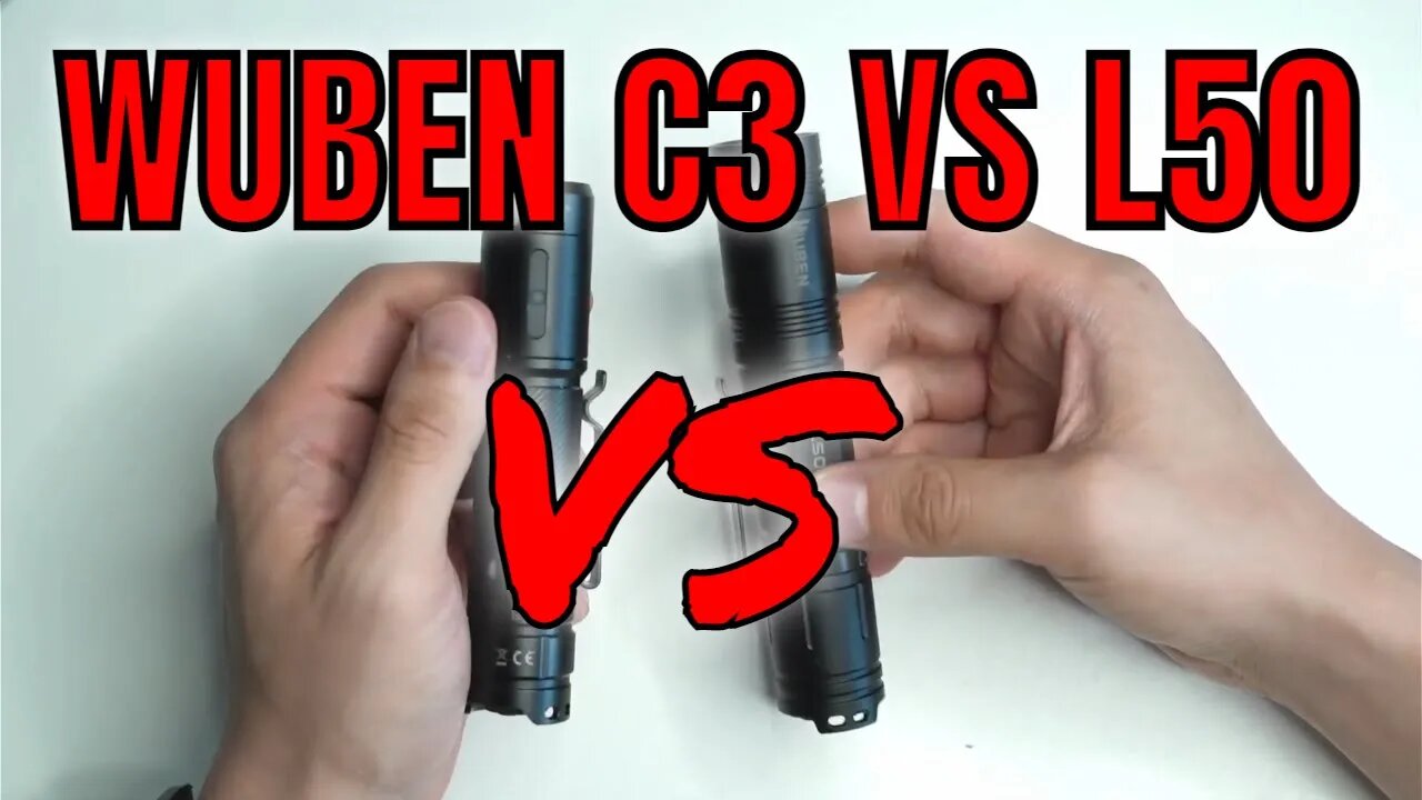 Flashlight Comparison: Wuben C3 vs Wuben L50 | Which Is BEST For You?