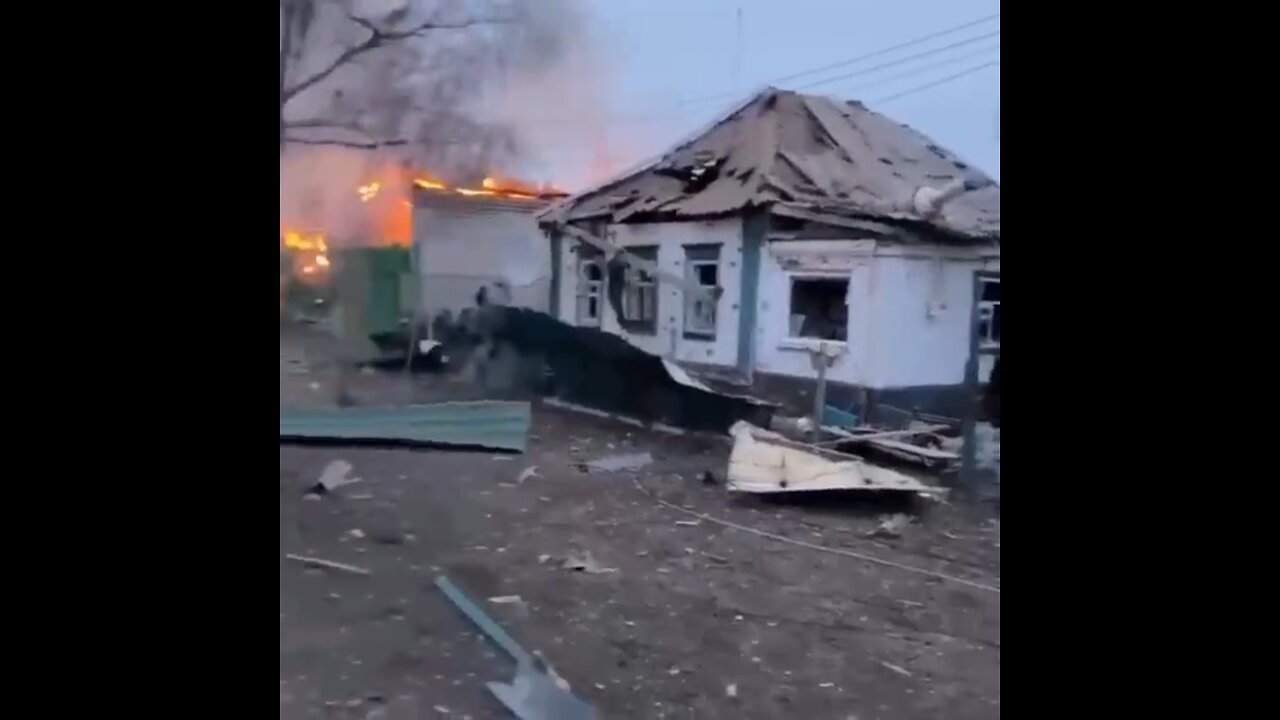 The Destructions War Brings, villages destroyed by Russian bombings, only civilians suffer!