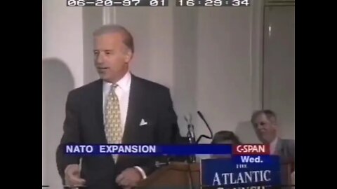 Joe Biden 1997 discussing Russia China and NATO