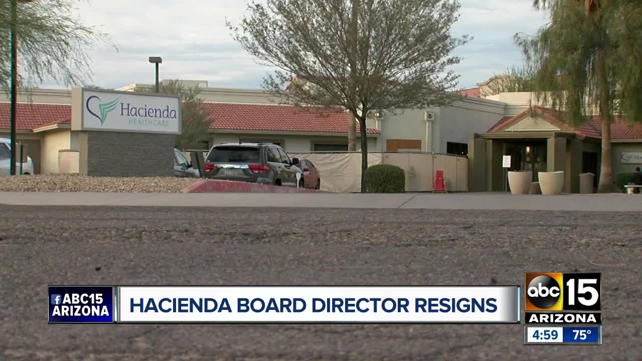 Hacienda HealthCare board director Tom Pomeroy resigns