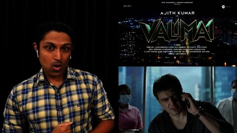 Valimai Official Trailer | Ajith Kumar | Yuvan Shankar Raja | Vinoth | Boney Kapoor | REACTION