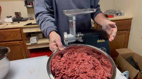 Making Venison Burger