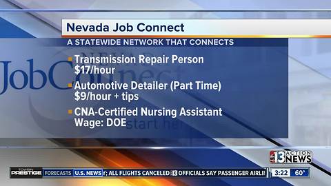 Nevada Job Connect listings for week of Feb. 11