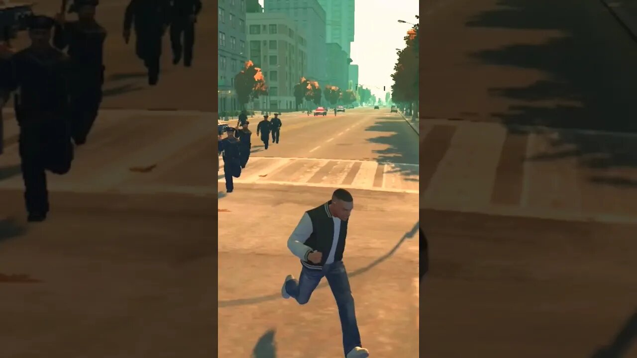 GTA police 😱 #gta4 #police #chase #ytshorts #moments