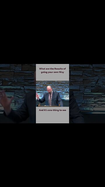 The Results of going your own Way