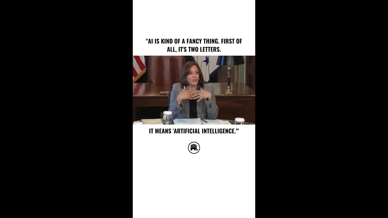 Kamala Harris explains AI