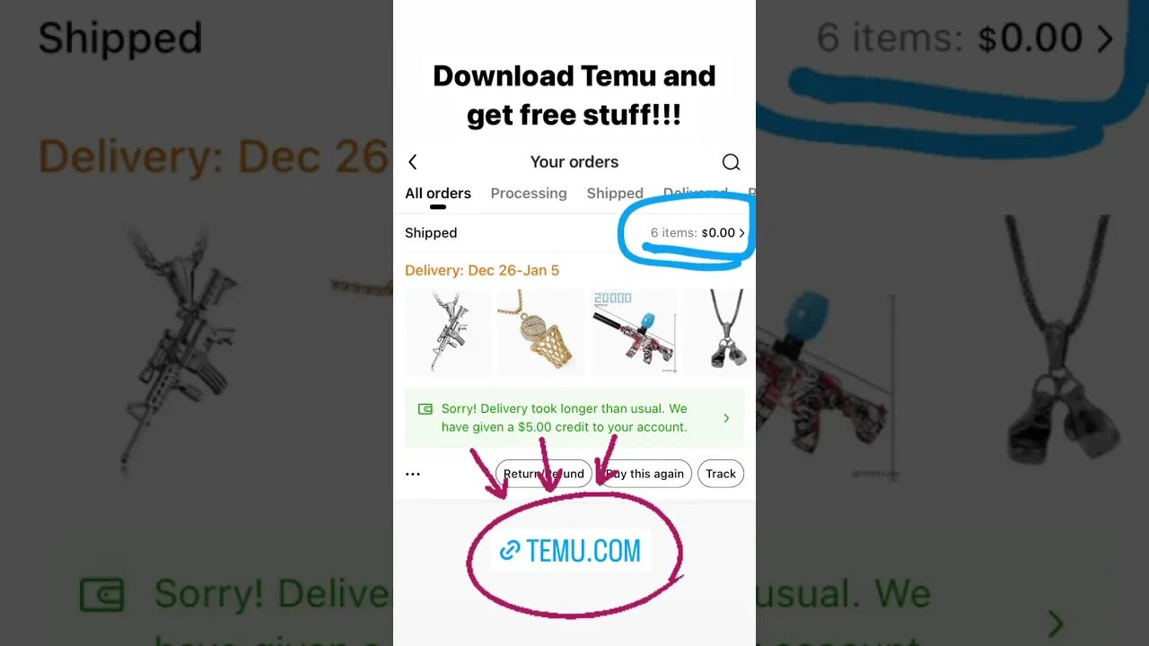 How to get free stuff on temu?!