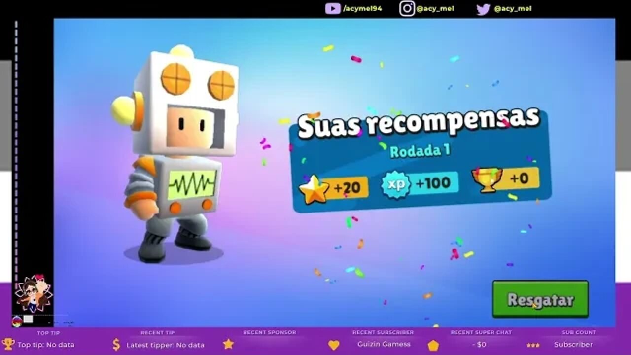 🎮 Bora jogar 🎮 #brawlstars #stumbleguys #roblox