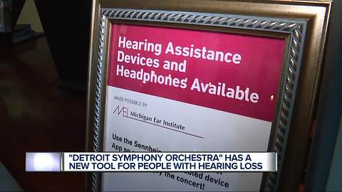 Detroit Symphony Orchestra patrons can now use new hearing assistance technology at Orchestra Hall