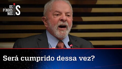 TSE ordena que vídeo em que Lula ataca Bolsonaro seja apagado do Youtube