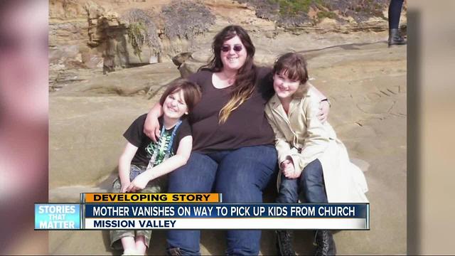 Search on for mom who disappeared on way to pick up kids
