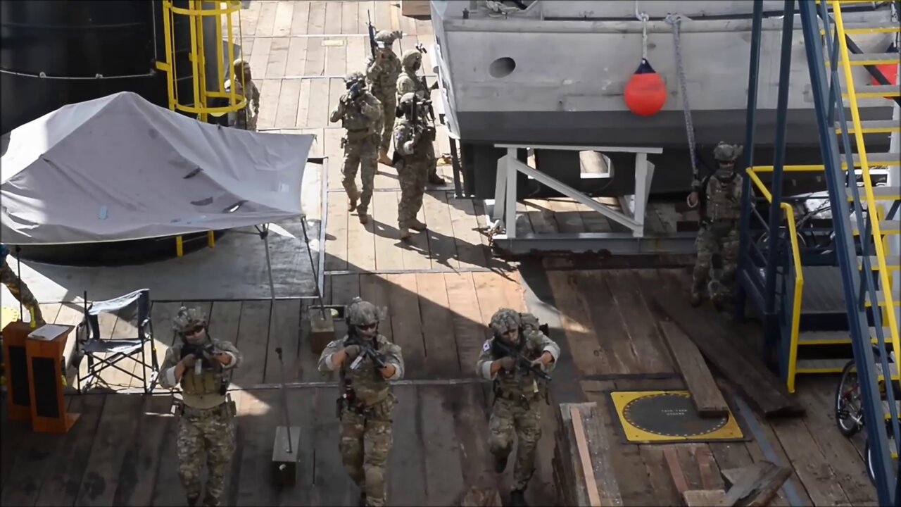 Multinational SOF Conduct VBSS Training Aboard MV Ocean Valor - RIMPAC 2022