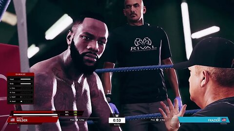 Undisputed Online Gameplay Deontay Wilder vs Joe Frazier