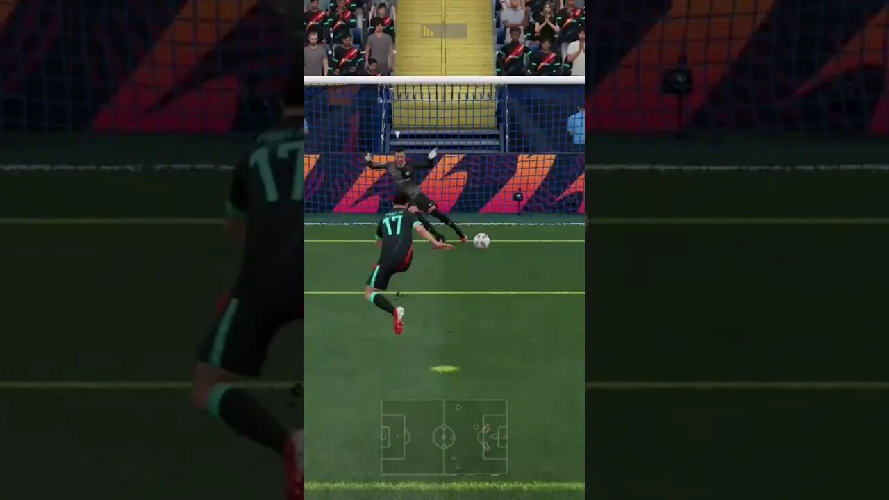 Voltando a fazer um gol de pĂȘnalti no FIFA.