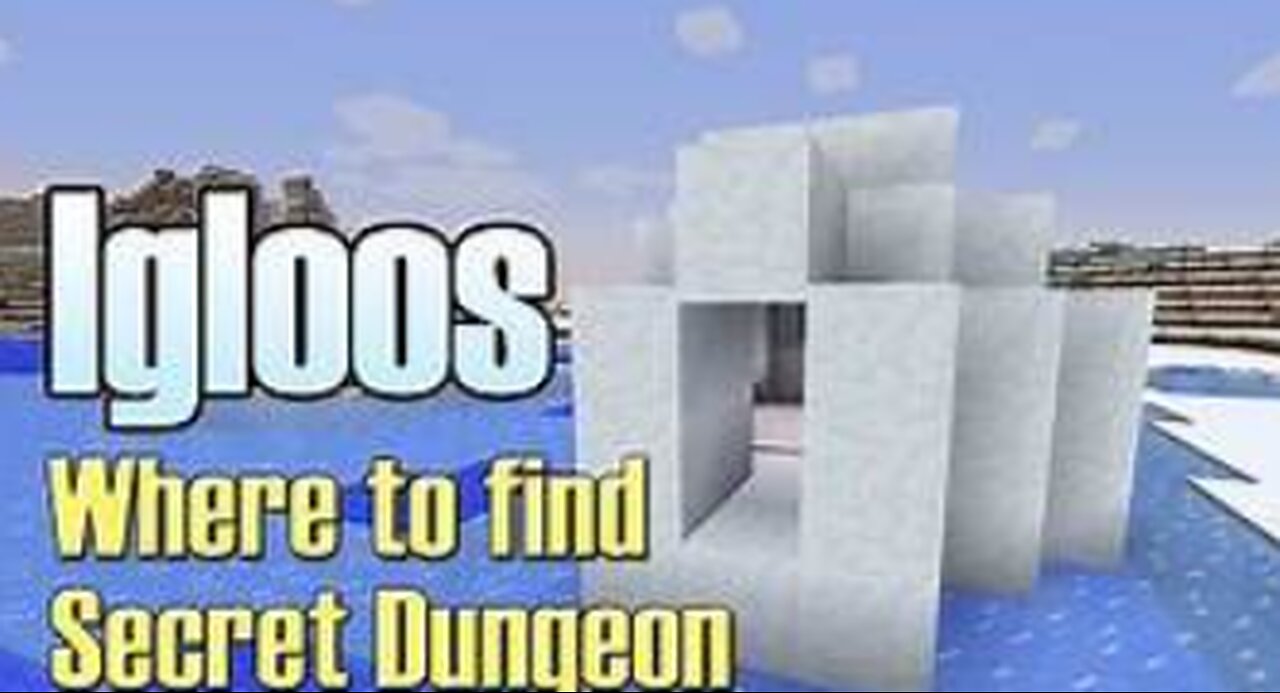 This (New) Minecraft igloo has a hidden secret...