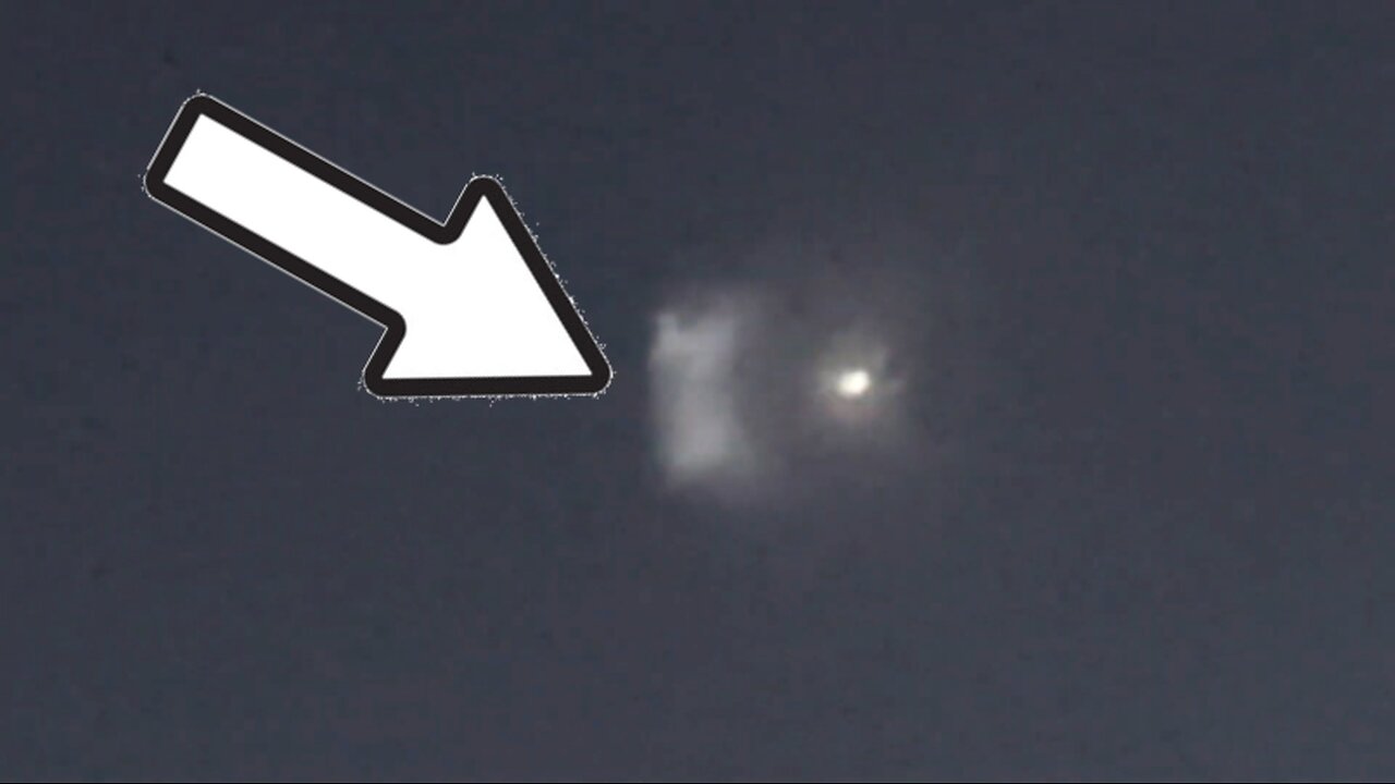 Unexpected Event of an UFO Shooting a Smoke Ring