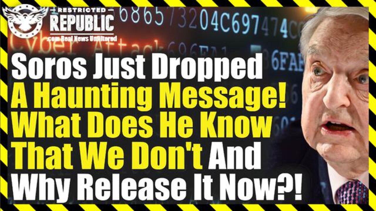 Breaking News 04/12/2022 - What Does He Know That We Don’t And Why Release It Now? Patriot Movement